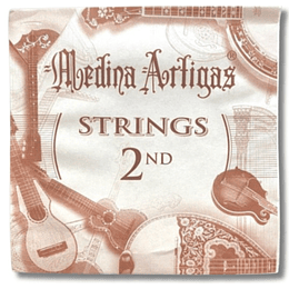 Cuerda unitaria para mandolina (1 unidad) SEGUNDA - Medina Artigas