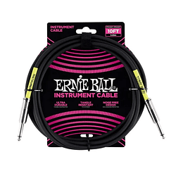 Cable para instrumento Ernie Ball P06048 BK - 3 metros