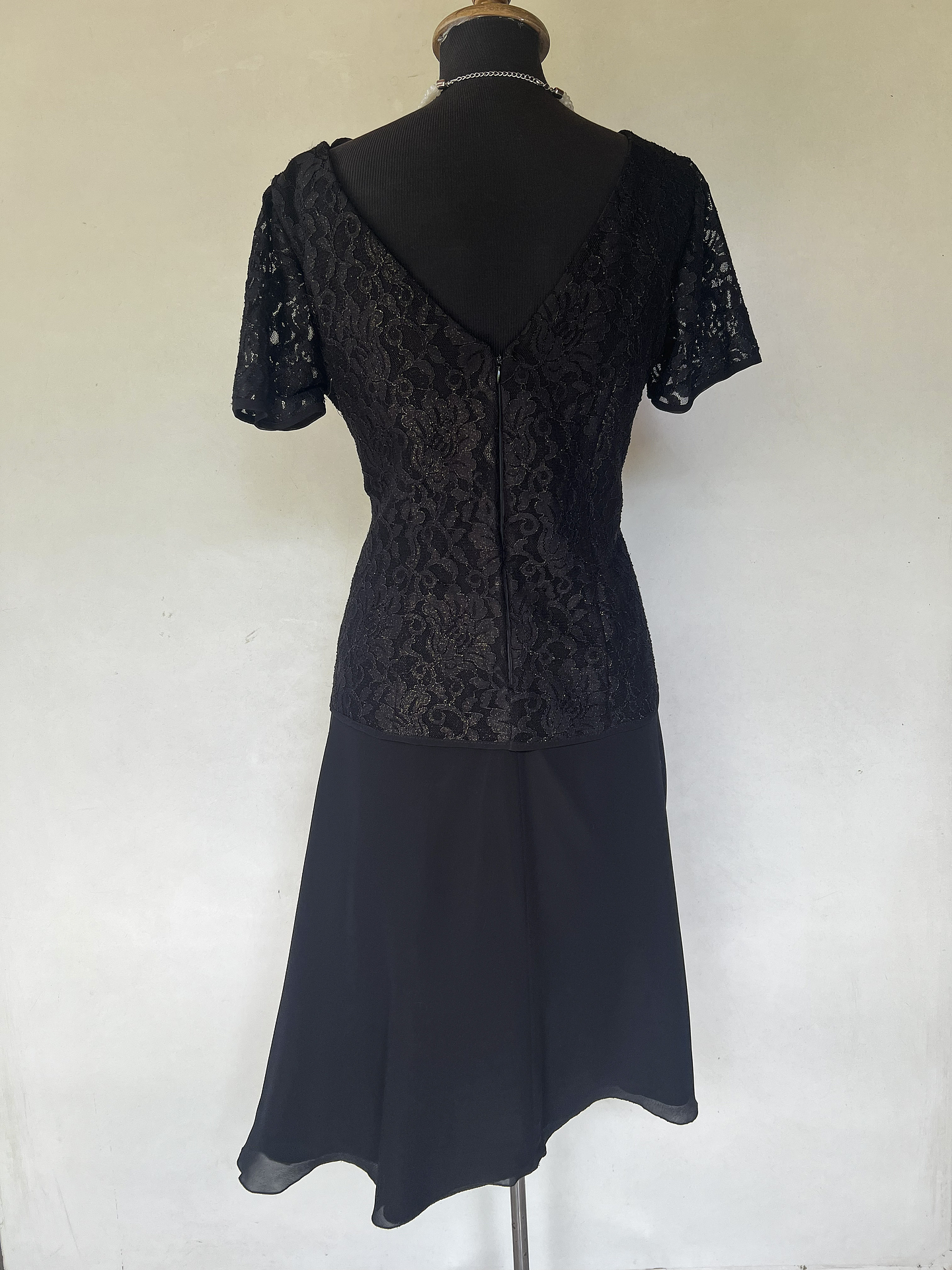 Vestido Largo Negro - Talla 48 4