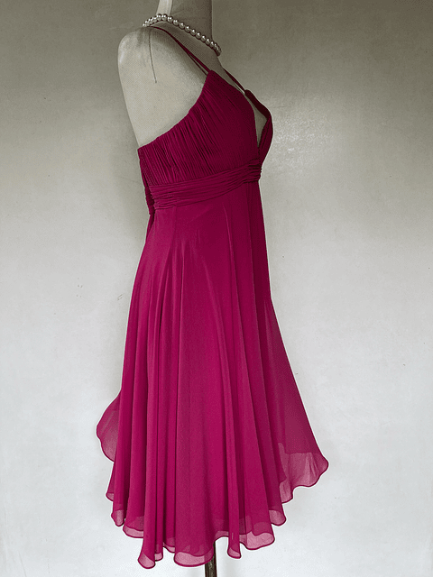 Vestido Largo Rosado - Talla 46