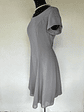 VESTIDO LARGO DE FIESTA GRIS - TALLA 44 - Miniatura 4