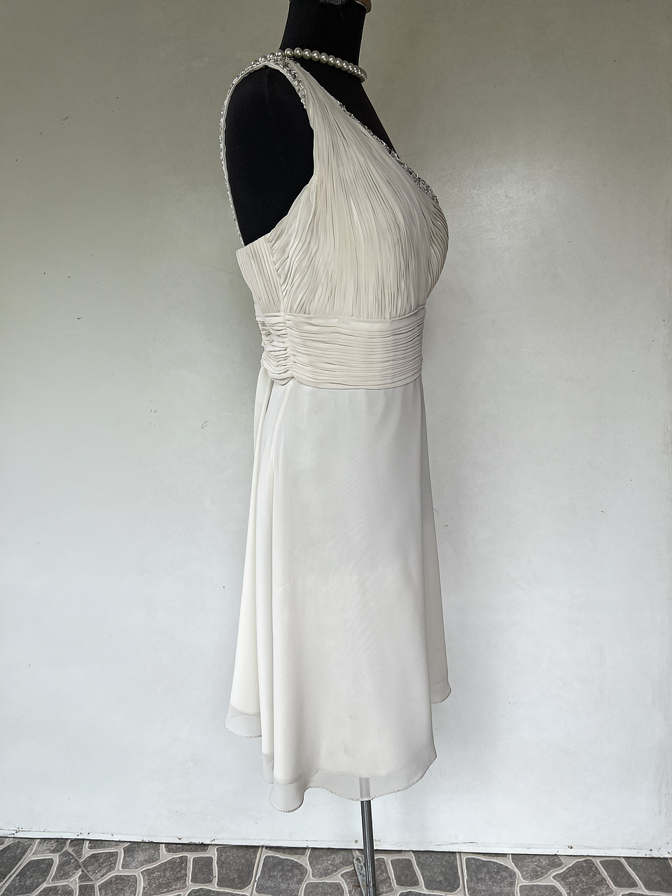 VESTIDO LARGO BLANCO - TALLA 44, 46 2