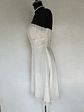 VESTIDO LARGO BLANCO - TALLA 44, 46 - Miniatura 3