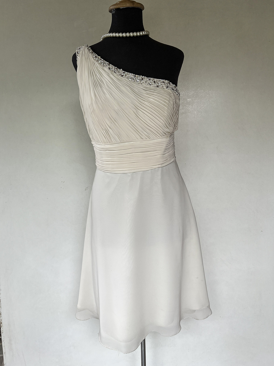 VESTIDO LARGO BLANCO - TALLA 44, 46 1