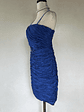 VESTIDO CORTO AZUL - TALLA 40 - Miniatura 3
