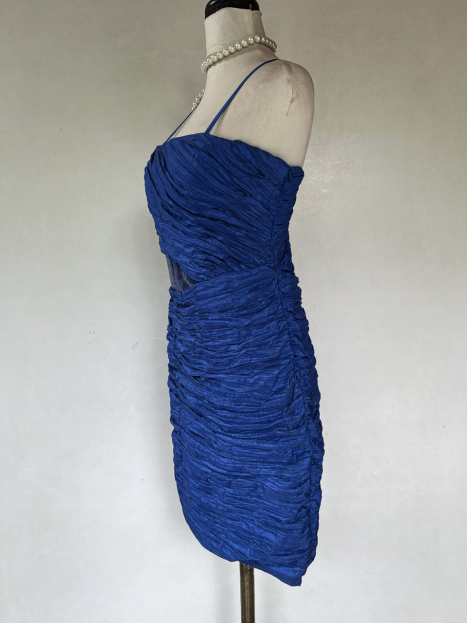 VESTIDO CORTO AZUL - TALLA 40 3