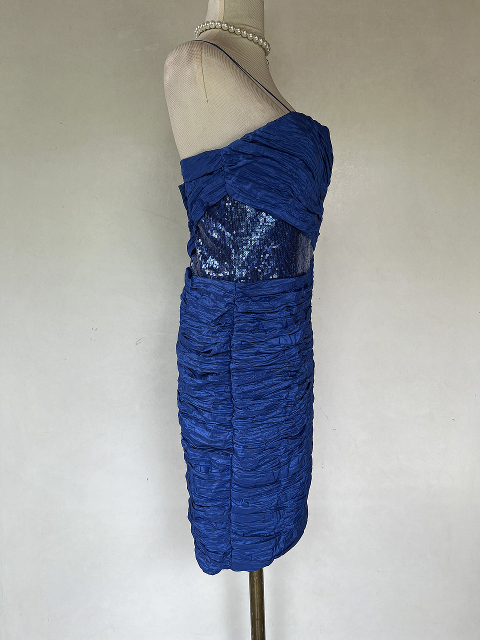 VESTIDO CORTO AZUL - TALLA 40 2