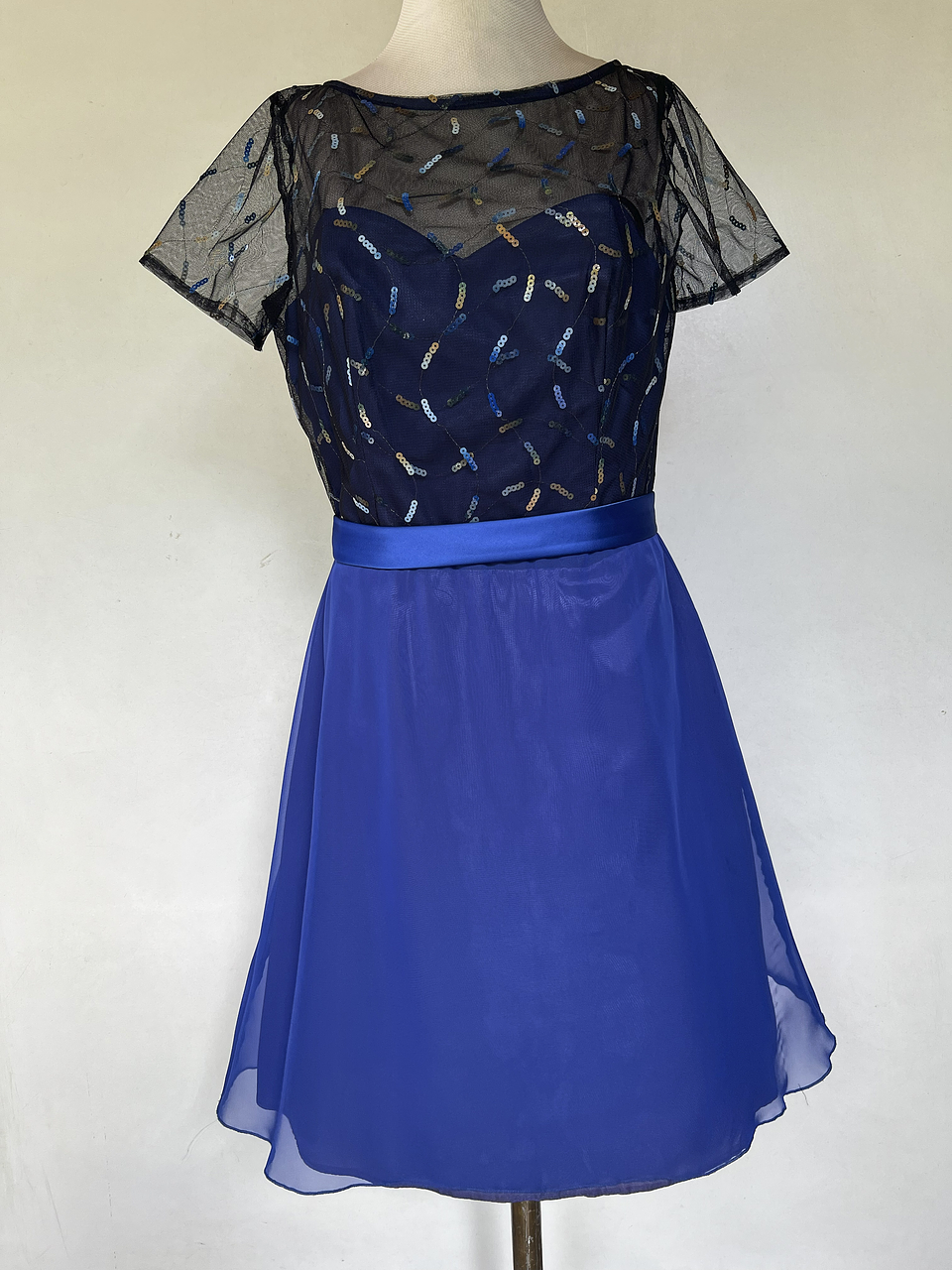 VESTIDO LARGO AZUL - TALLA 42 1