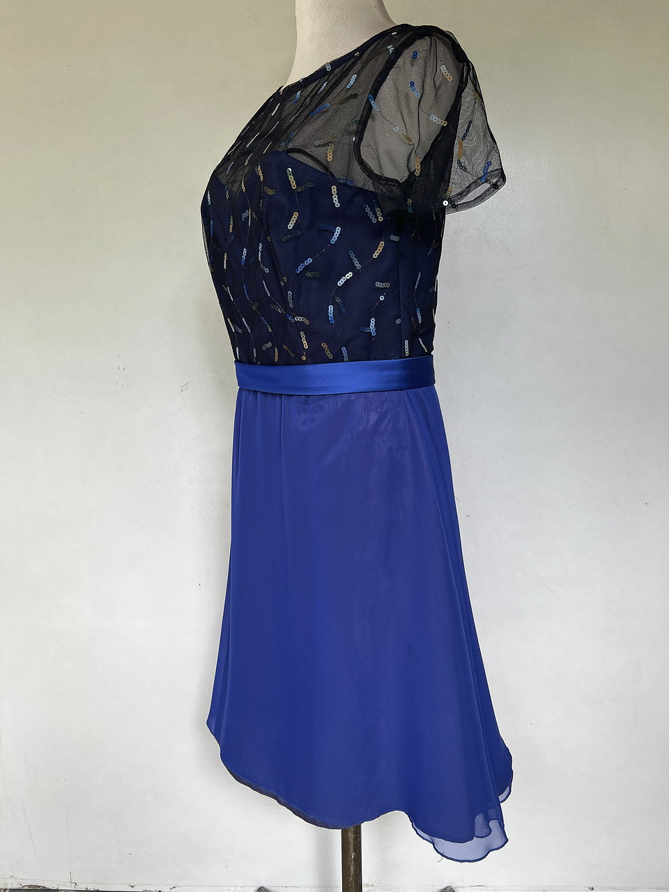 VESTIDO LARGO AZUL - TALLA 42 3