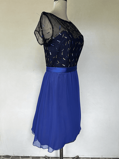 VESTIDO LARGO AZUL - TALLA 42