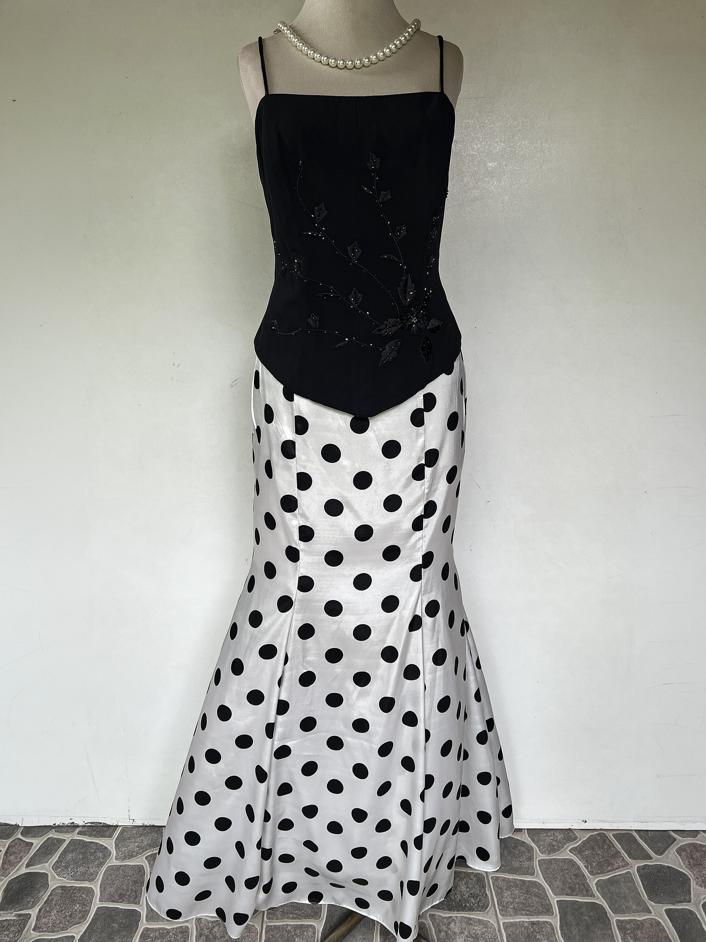 TOP CORSE TALLA 48 - FALDA CIRCULOS TALLA 48 1