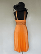 VESTIDO LARGO NARANJA - TALLA 44 - Miniatura 3