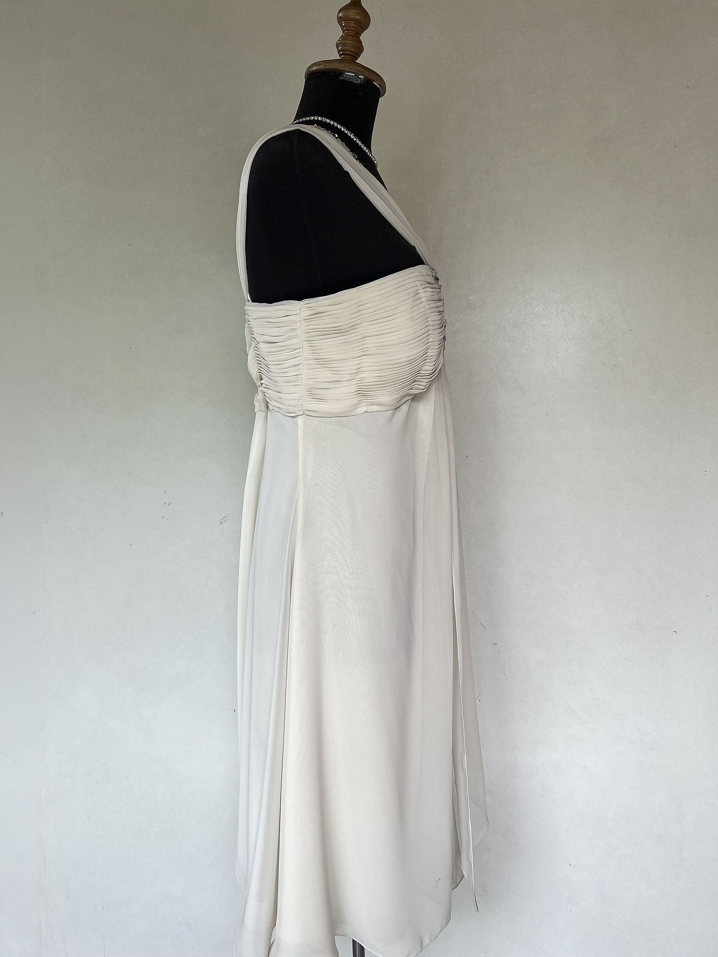 VESTIDO LARGO BLANCO - TALLA 44 2