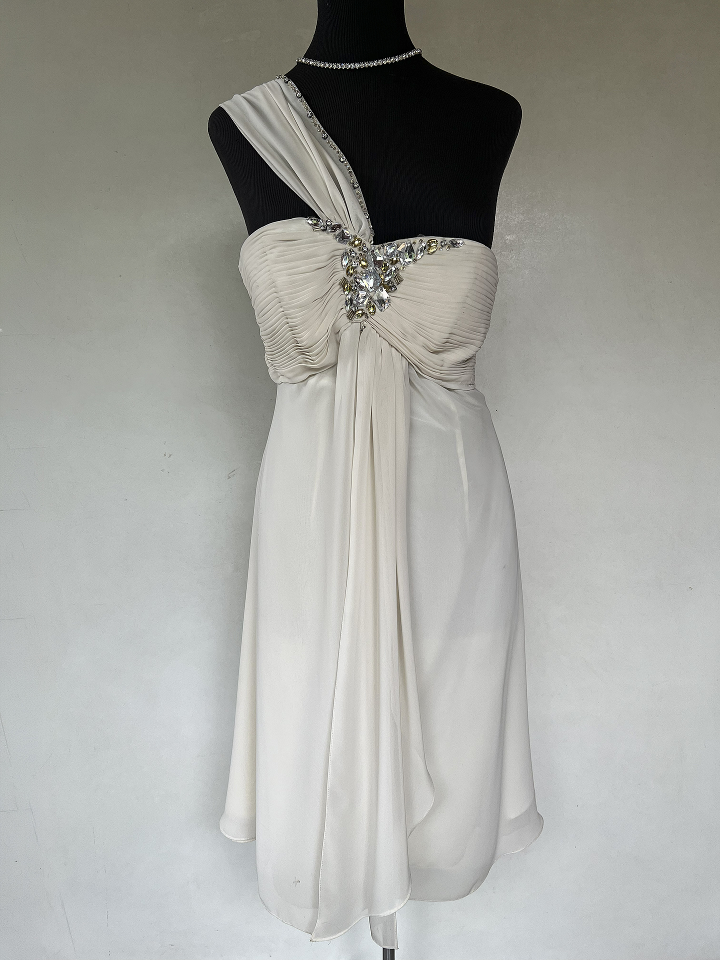 VESTIDO LARGO BLANCO - TALLA 44 1