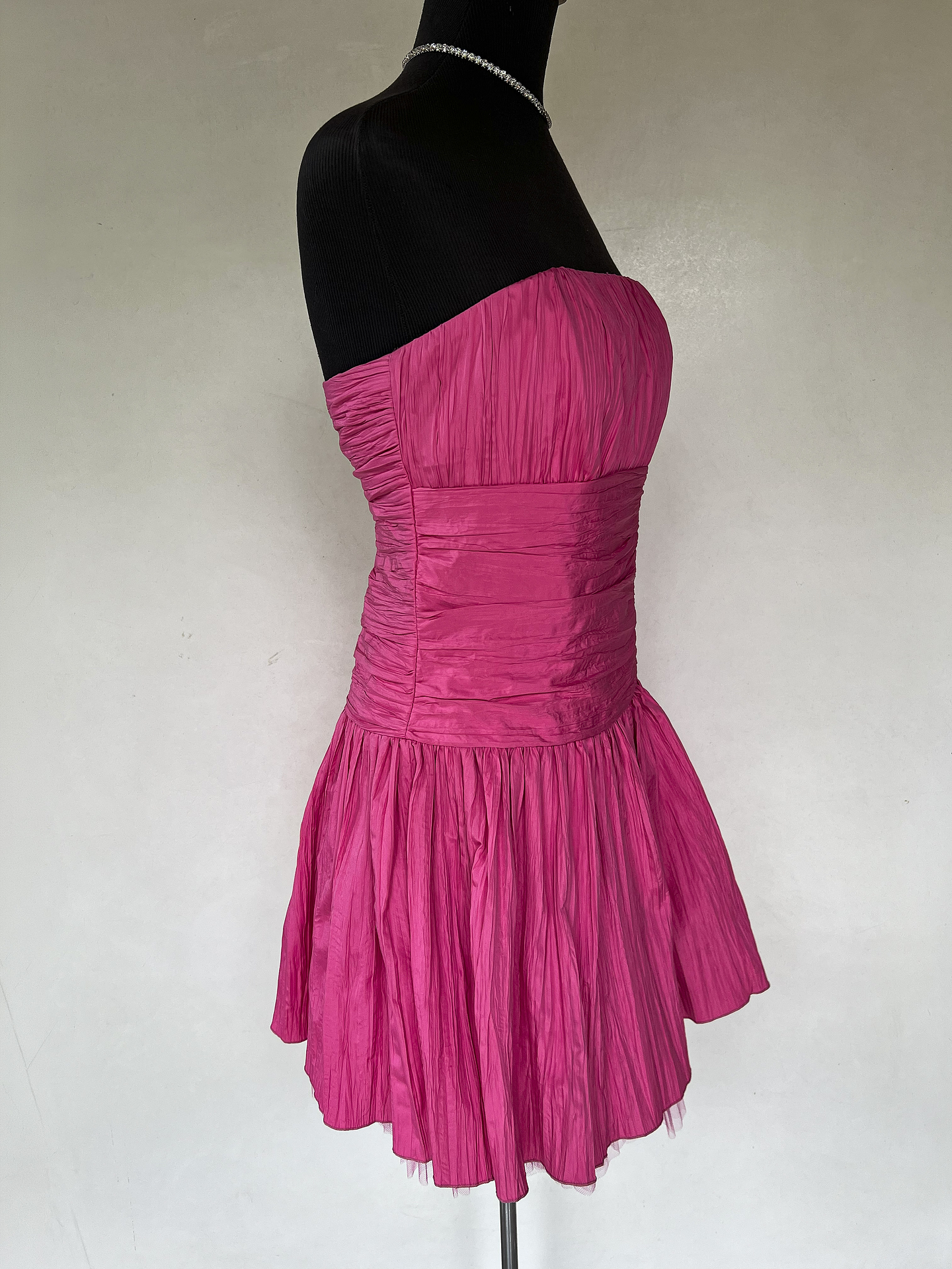 VESTIDO CORTO ROSA - TALLA 40, 42 ,44 2