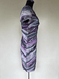 VESTIDO CORTO RAYADO MORADO - TALLA 40 - Miniatura 2