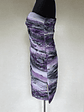 VESTIDO CORTO RAYADO MORADO - TALLA 40 - Miniatura 3