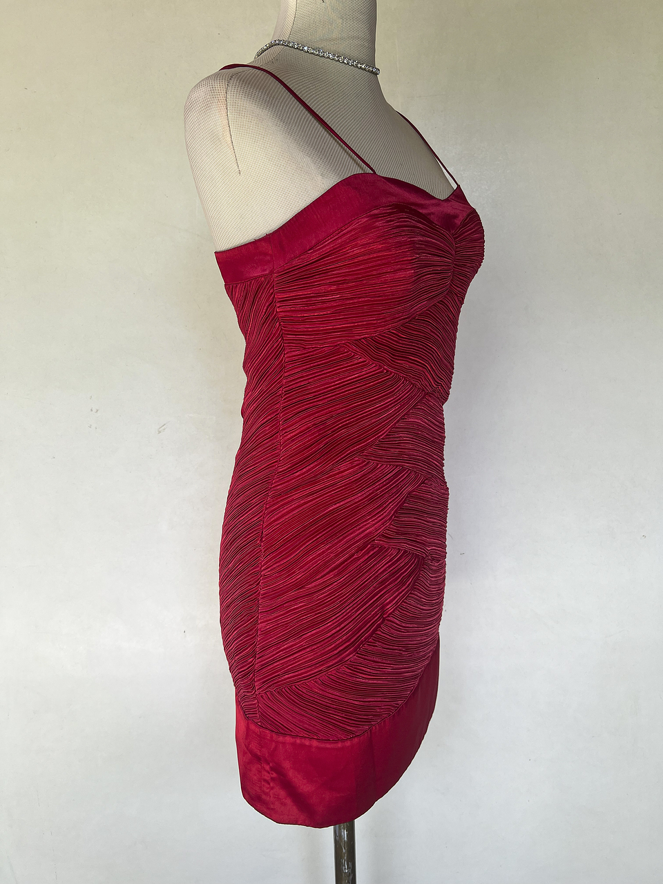 VESTIDO CORTO ROJO - TALLA 40 2