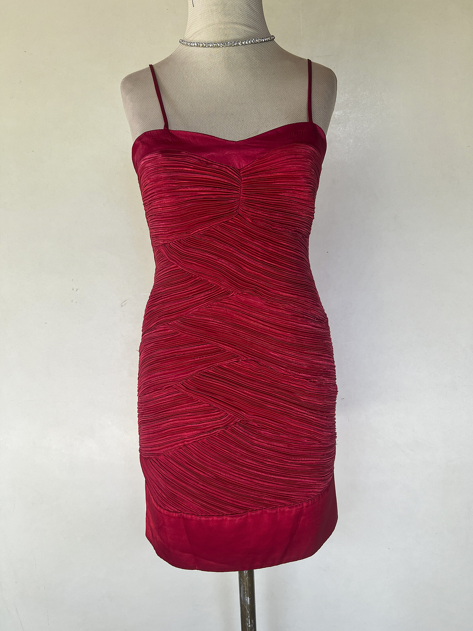 VESTIDO CORTO ROJO - TALLA 40 1