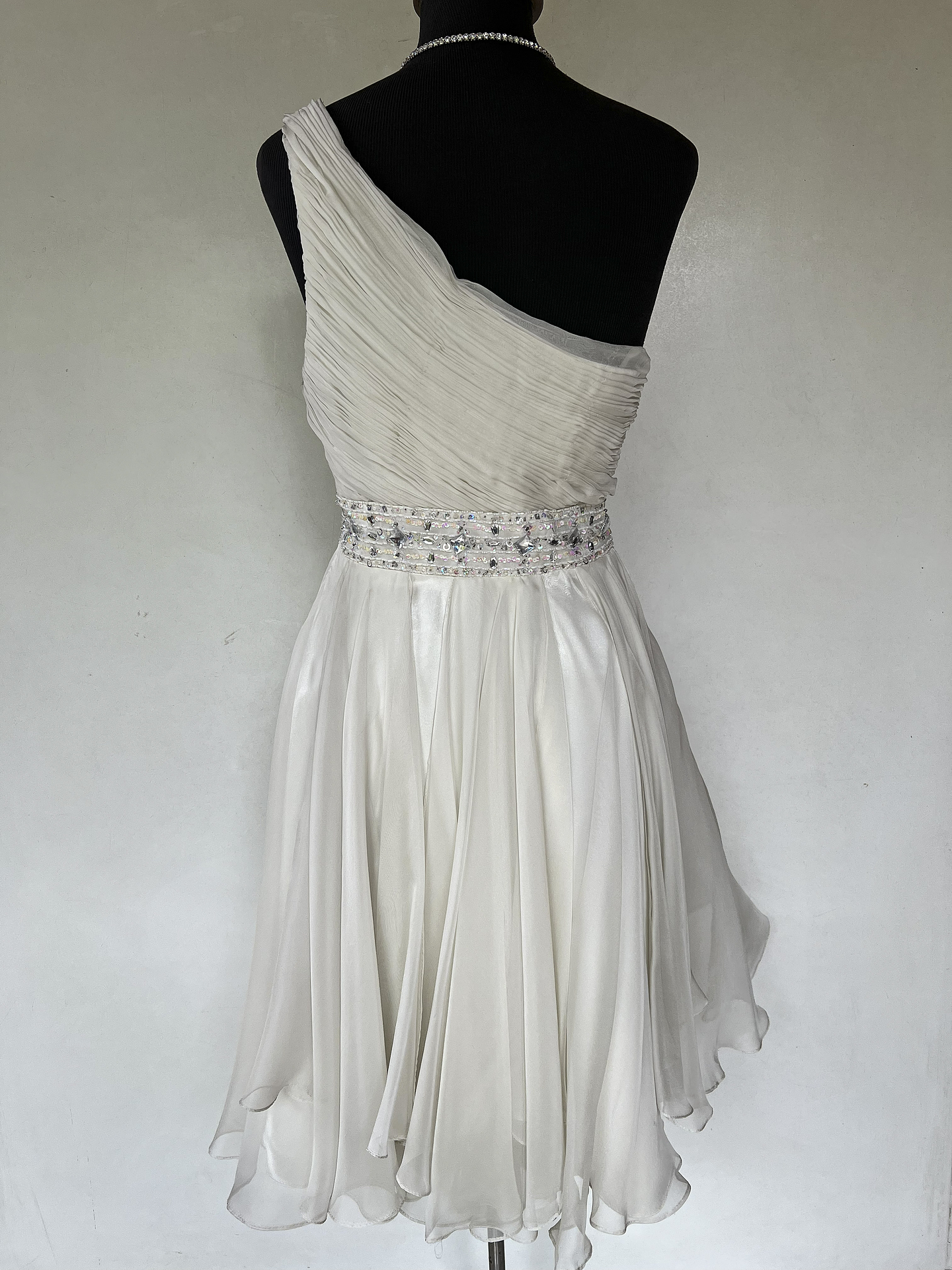 VESTIDO LARGO BLANCO - TALLA 40 4