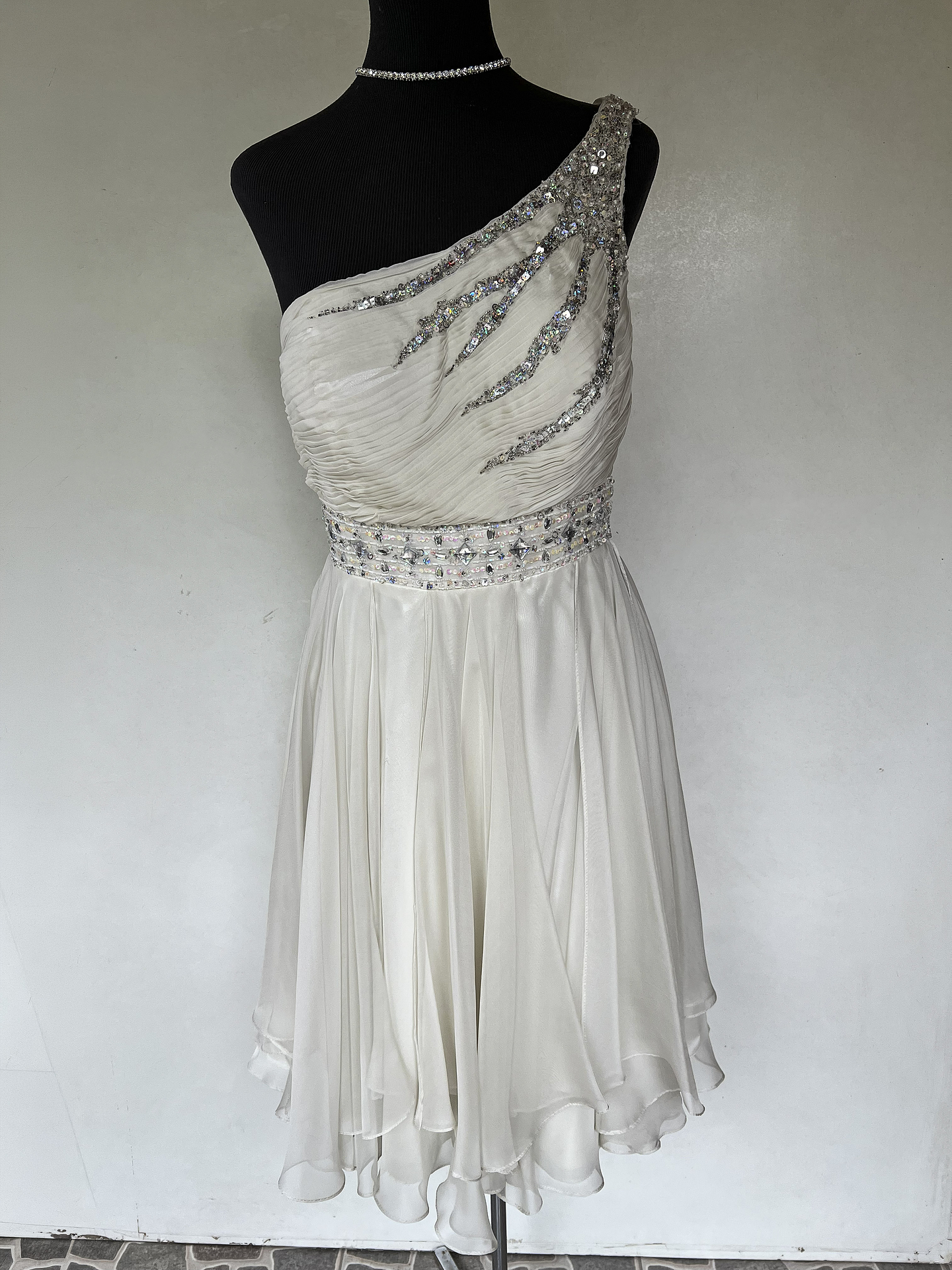 VESTIDO LARGO BLANCO - TALLA 40 1