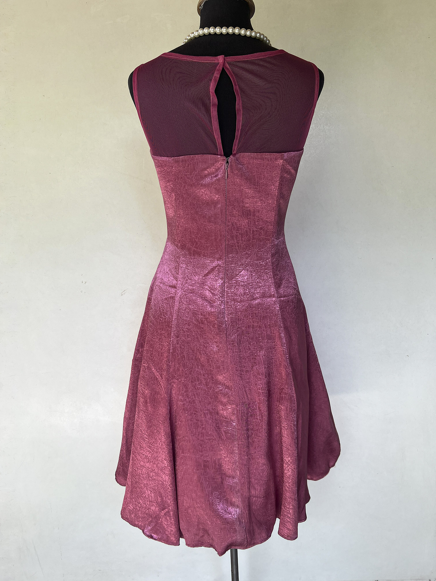 VESTIDO CORTO ROSA - TALLA 40 4