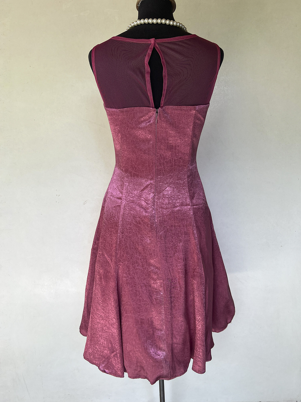 VESTIDO CORTO ROSA - TALLA 40 4