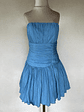 VESTIDO CORTO CELESTE - TALLA 44 - Miniatura 2