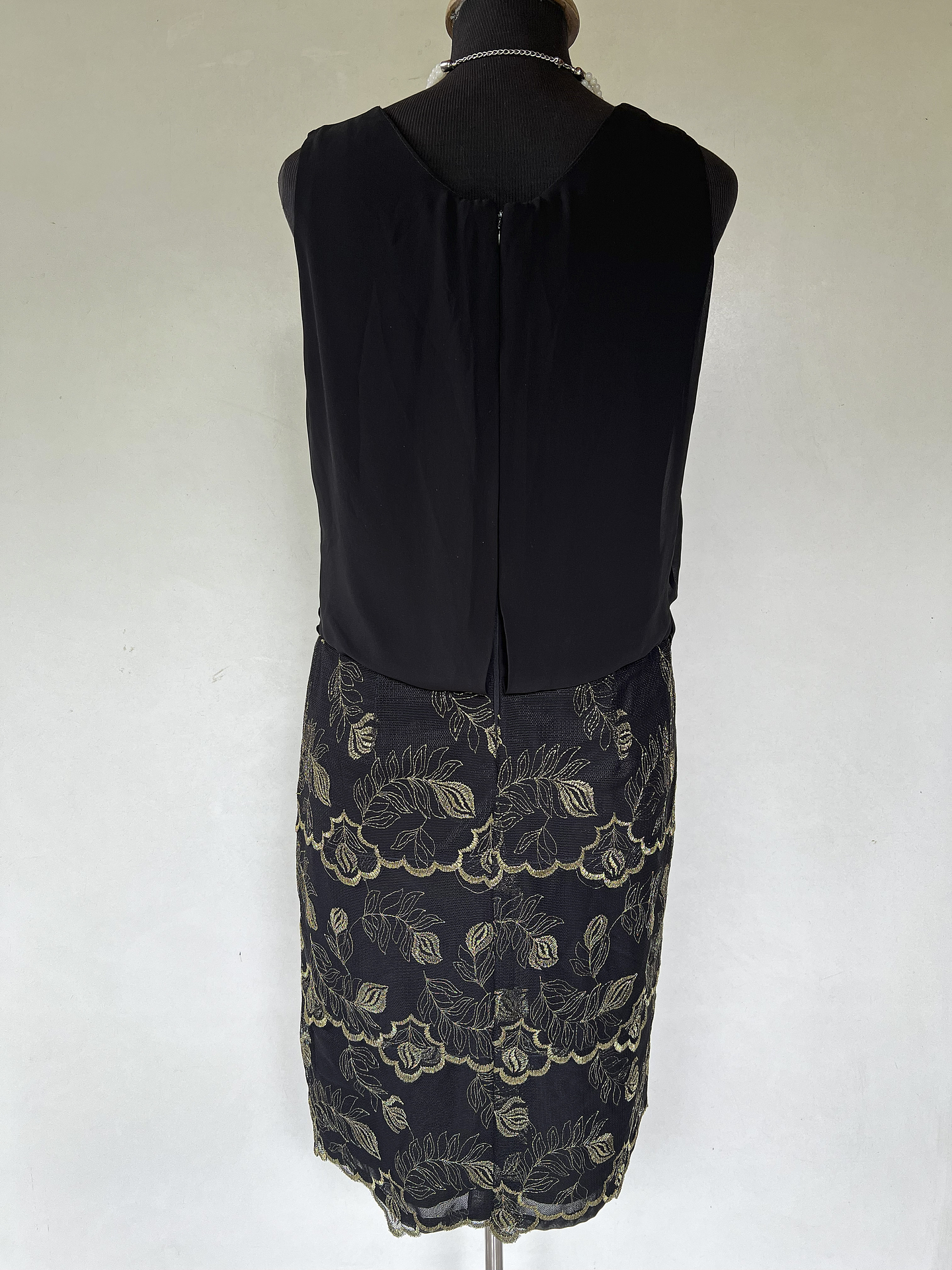 VESTIDO LARGO NEGRO - TALLA 40 4