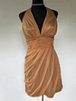 VESTIDO CORTO NARANJA - TALLA 42, 44, 46 - Miniatura 1