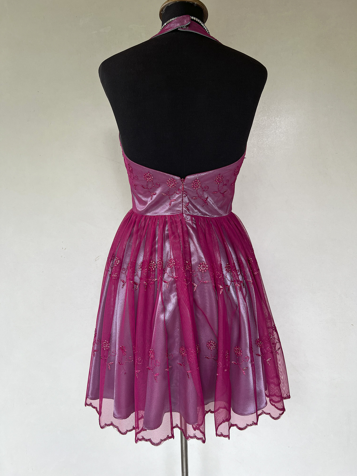 VESTIDO LARGO MORADO - TALLA 44 4