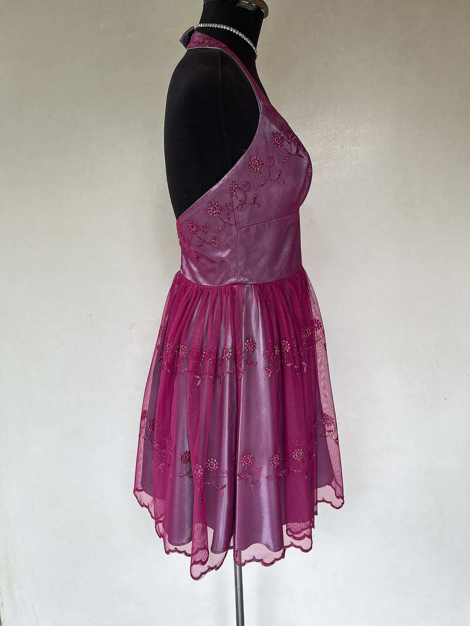 VESTIDO LARGO MORADO - TALLA 44 3