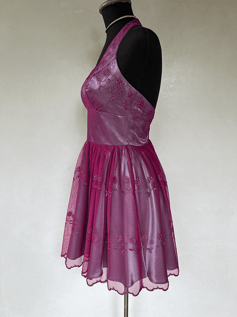 VESTIDO LARGO MORADO - TALLA 44