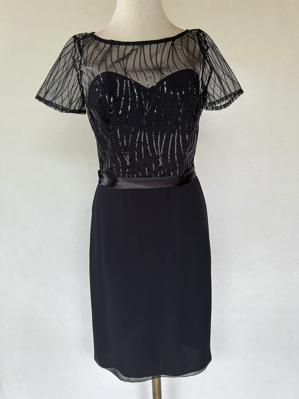 VESTIDO LARGO NEGRO - TALLA 40, 42 1