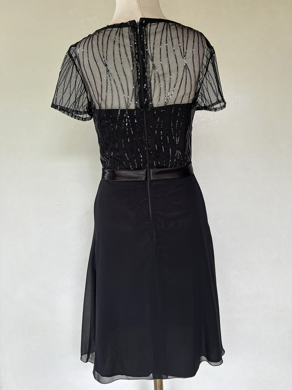 VESTIDO LARGO NEGRO - TALLA 40, 42 4