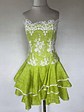 VESTIDO CORTO VERDE MANZANA - TALLA 40 - Miniatura 1
