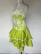 VESTIDO CORTO VERDE MANZANA - TALLA 40 - Miniatura 3