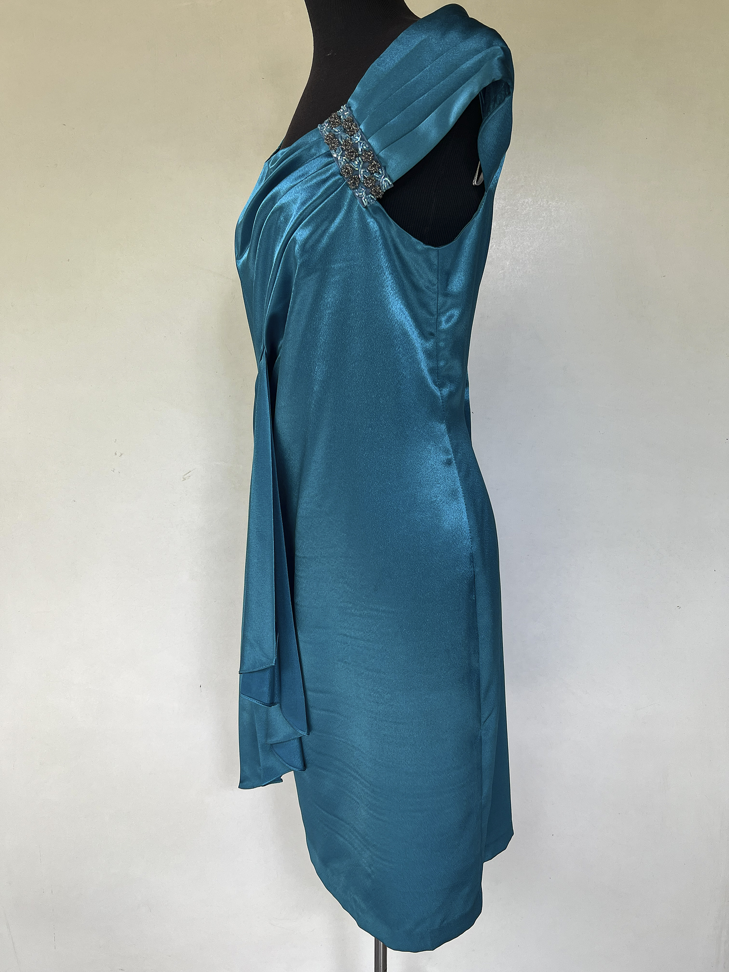 VESTIDO LARGO AZUL - TALLA 46 3