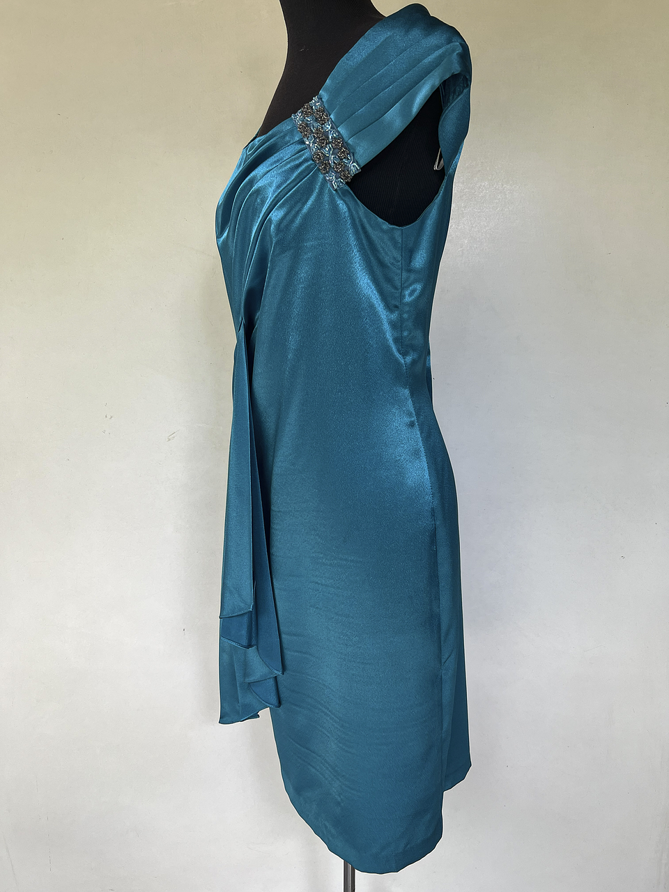 VESTIDO LARGO AZUL - TALLA 46 3