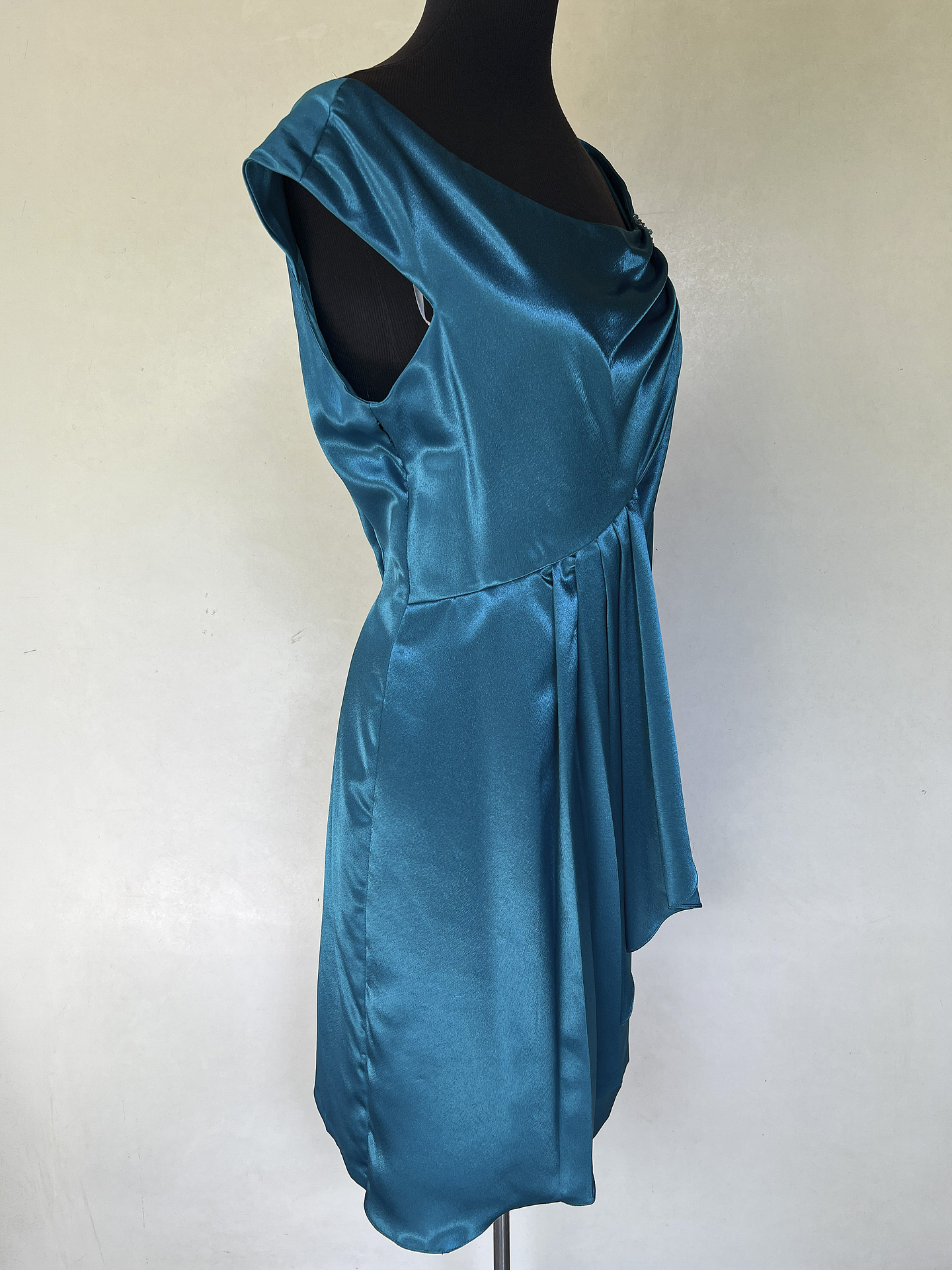 VESTIDO LARGO AZUL - TALLA 46 2