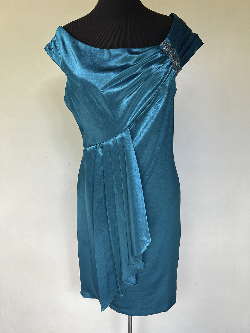 VESTIDO LARGO AZUL - TALLA 46 1