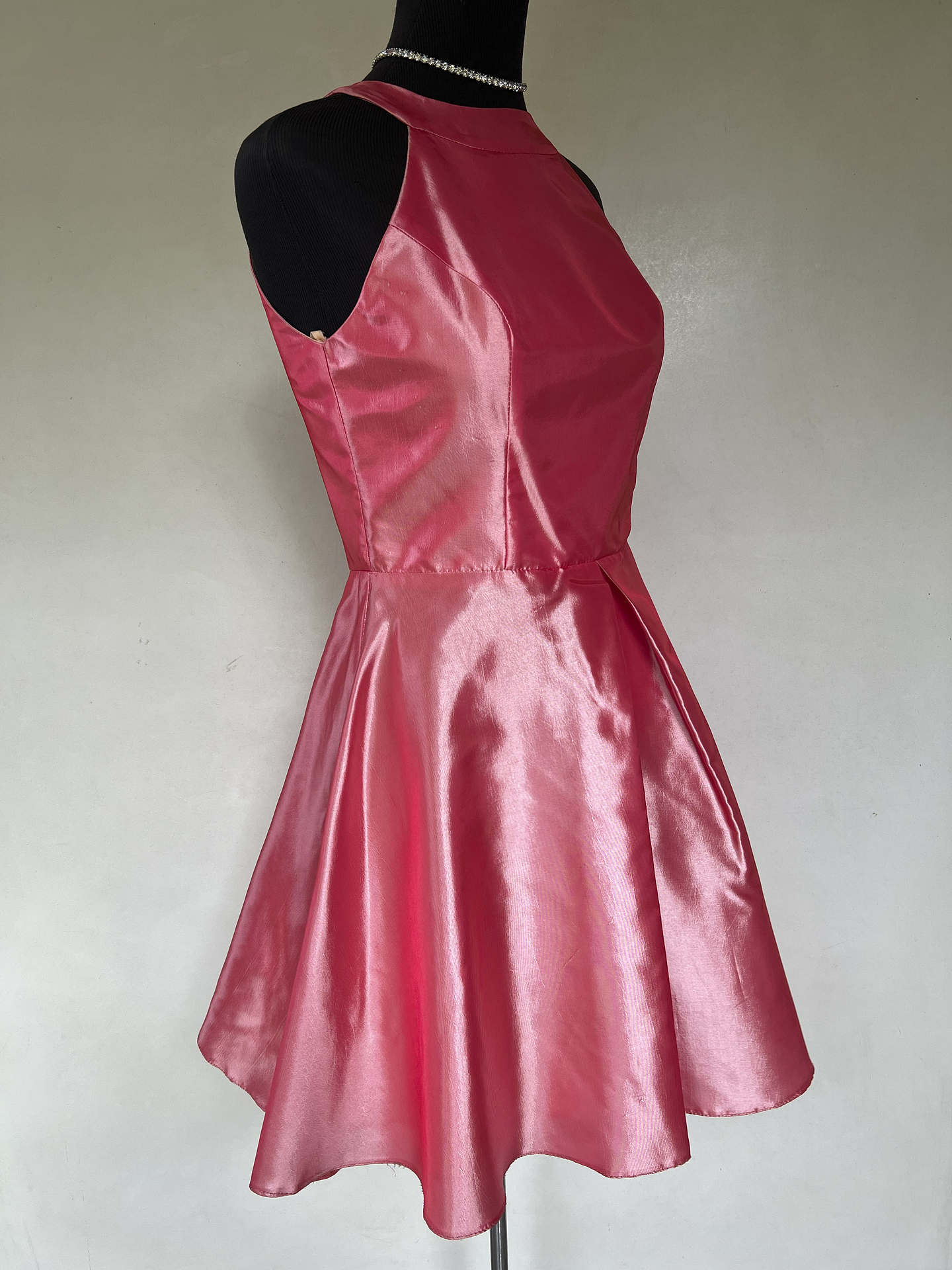 VESTIDO CORTO ROSA - TALLA 44 2