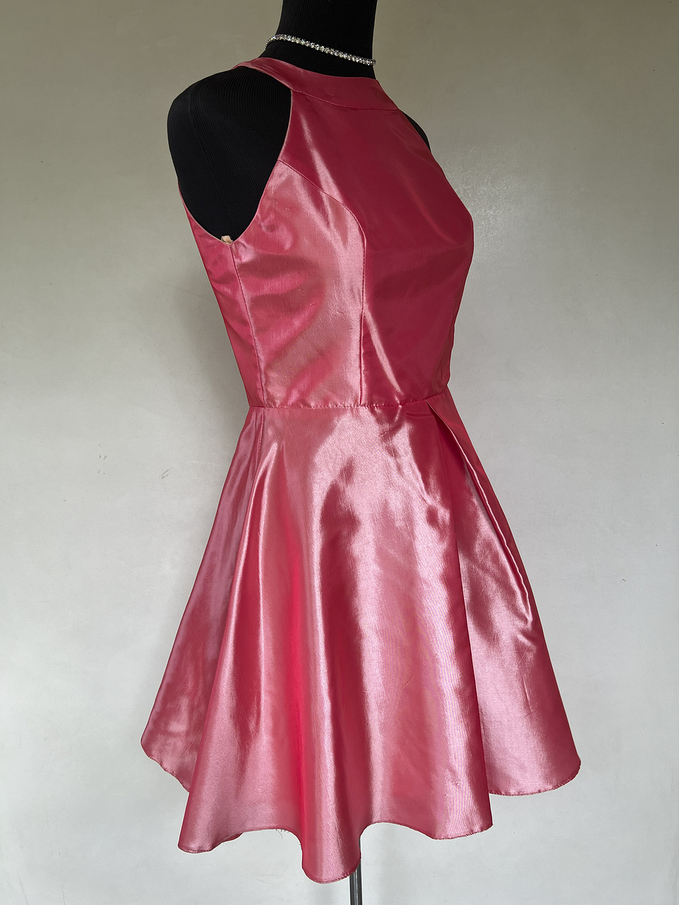 VESTIDO CORTO ROSA - TALLA 44 2