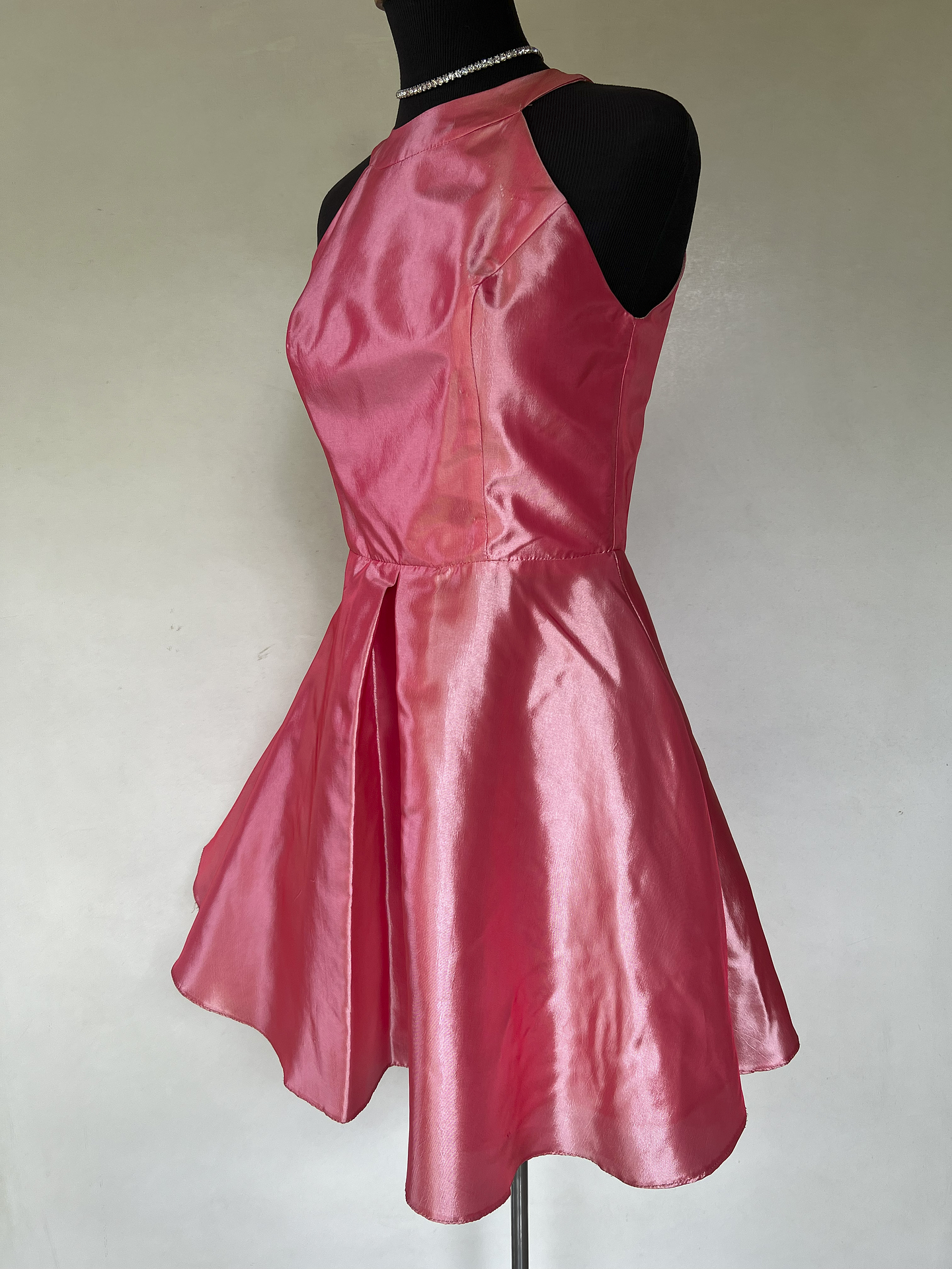 VESTIDO CORTO ROSA - TALLA 44 3