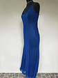 VESTIDO LARGO AZUL BRILLANTE - TALLA 44 - Miniatura 3