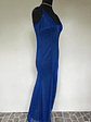 VESTIDO LARGO AZUL BRILLANTE - TALLA 44 - Miniatura 2