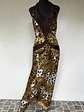 VESTIDO LARGO CAFE TIGRE - TALLA 44 - Miniatura 1