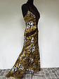 VESTIDO LARGO CAFE TIGRE - TALLA 44 - Miniatura 2
