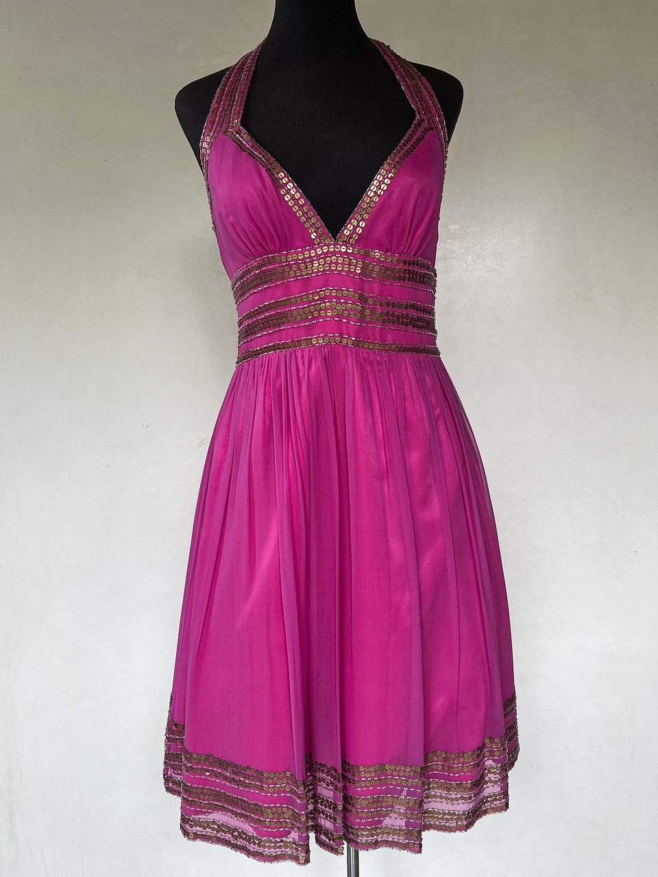 VESTIDO LARGO ROSA  1