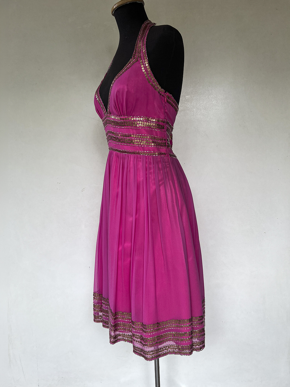 VESTIDO LARGO ROSA  3